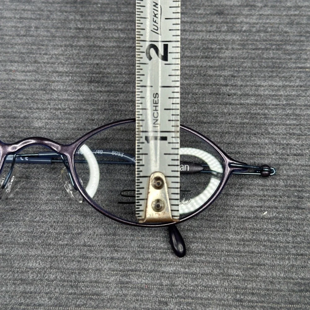 Silhouette SPX M 1948 6053 Purple Oval Y2K Eyeglasses Frames 46-21-135 Austria